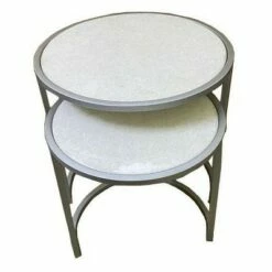 Powell Company Francis Nesting Tables White - Powell -Side Tables Sales unnamed file 9113