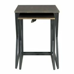 2pc Segovia Nesting Tables Gray - OSP Home Furnishings -Side Tables Sales unnamed file 9121