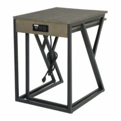 2pc Segovia Nesting Tables Gray - OSP Home Furnishings -Side Tables Sales unnamed file 9123