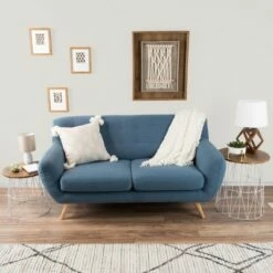 Hastings Home Wire and Wood Nesting Tables - 2 Pieces, White -Side Tables Sales unnamed file 9150