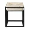 Set of 2 Ostinato Nesting Tables White/Black - Treasure Trove Accents -Side Tables Sales unnamed file 9162