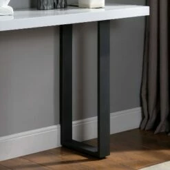 2pc Druse Coffee Table Set White/Black - miBasics -Side Tables Sales unnamed file 955