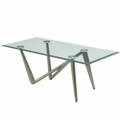 3pc Escalon Glass Top Coffee Table Set Champagne - miBasics -Side Tables Sales unnamed file 972