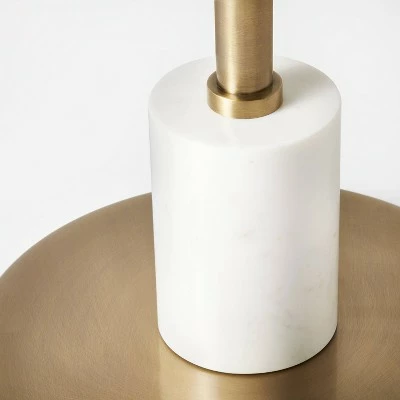Threshold Designed W/Studio McGee Fielding Pedestal Accent Table - Threshold™ designed with Studio McGee Aged Brass 5 Threshold Designed W/Studio McGee Fielding Pedestal Accent Table - Threshold™ designed with Studio McGee Aged Brass - Image 3